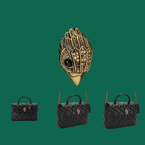 Kurt Geiger (NWT) Kensington Top Handle Bag or Crossbody I Leather & Chain Strap - Picture 9 of 10